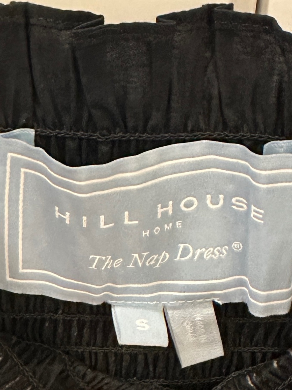Hill House Black Poplin Elizabeth Nap Dress - Size S - Picture 6 of 7